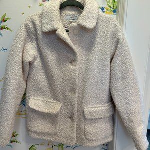 Helene Berman Fuzzy Cream Jacket